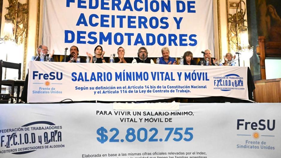 El FreSU ratifica su estrategia sindical y anticipa un programa obrero para el 1° de Mayo