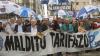 Marcha de la CGT contra el tarifazo