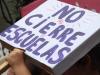 No al cierre de escuelas