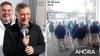 Macri y protesta empleados frigorífico Alberdi