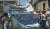 Paro y marcha en el Hospital Posadas